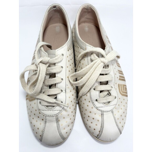 Gucci Cream and Red Sneakers - Picture 5 of 12